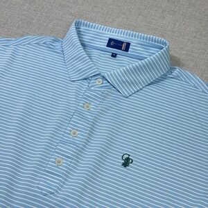 Stitch Calusa Pines Golf Polo Shirt Mens XL Blue Short Sleeve Performance